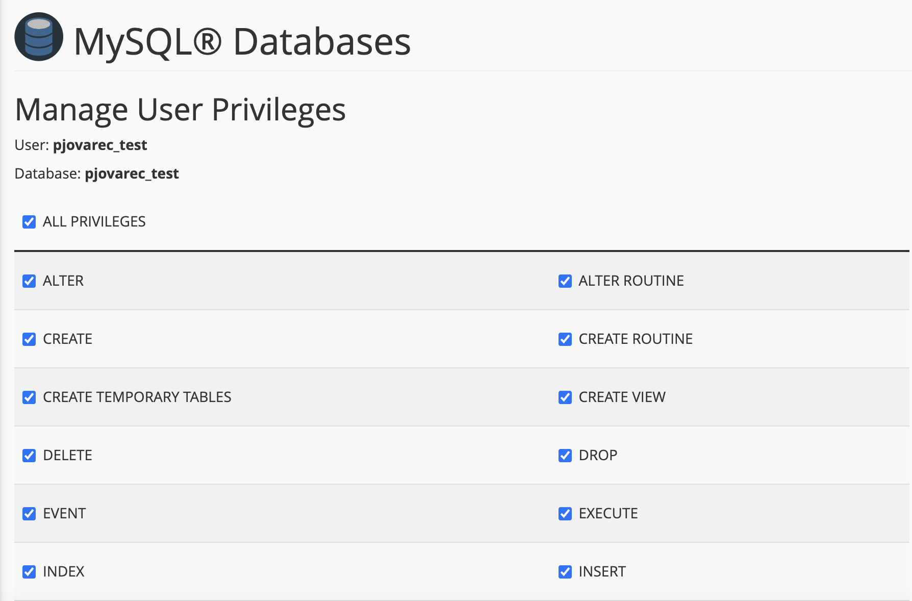 download wp database cpanel